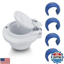 W400BWHP Pool Suction Cover with Hose Weight Kit for Hayward Vac Lock, Zodiac