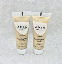 X2 APTO Skincare Nourishing Mask Blue Spirulina .5oz Travel Size Lot Of 2
