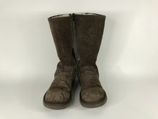 Ugg Australia Classic Tall Quilted Brown Boots Women's Size 8