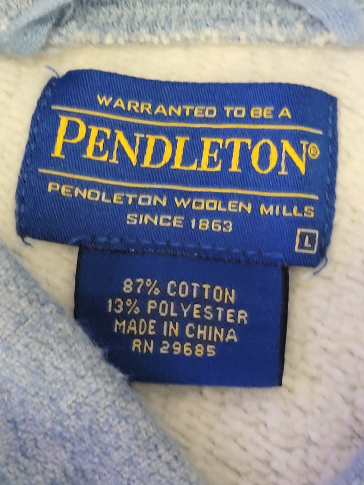 Pendleton 1/4 Button Pullover Chest Pocket Sweate… - image 8