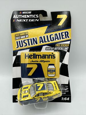 2022 Wave 9 JUSTIN ALLGAIER #7 HELLMANN'S NEXTGEN 1/64 NASCAR Authentics NEW