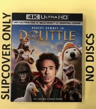 Dolittle 2020 - 4K Blu-ray Slipcover ONLY - NO DISCS