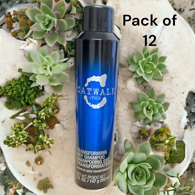 Tigi Catwalk Transforming Dry Shampoo Pack of 12  5.2 Oz,