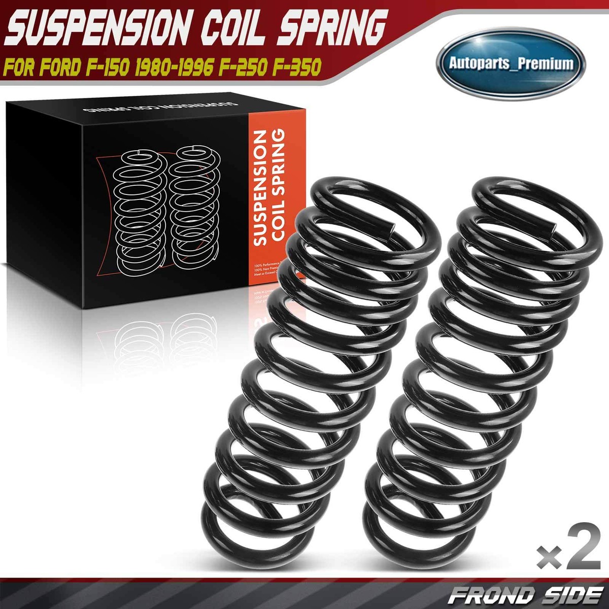 Variable Rate Front Side Coil Spring for Ford F-150 1980