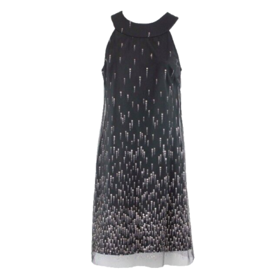 SL Fashions Sz 4P NEW $99 Black Gold Silver Glitter Mesh Overlay Polyester Dress | eBay SL Fashions Sz 4P NEW $99 Black Gold Silver Glitter Mesh Overlay Polyester Dress | eBay