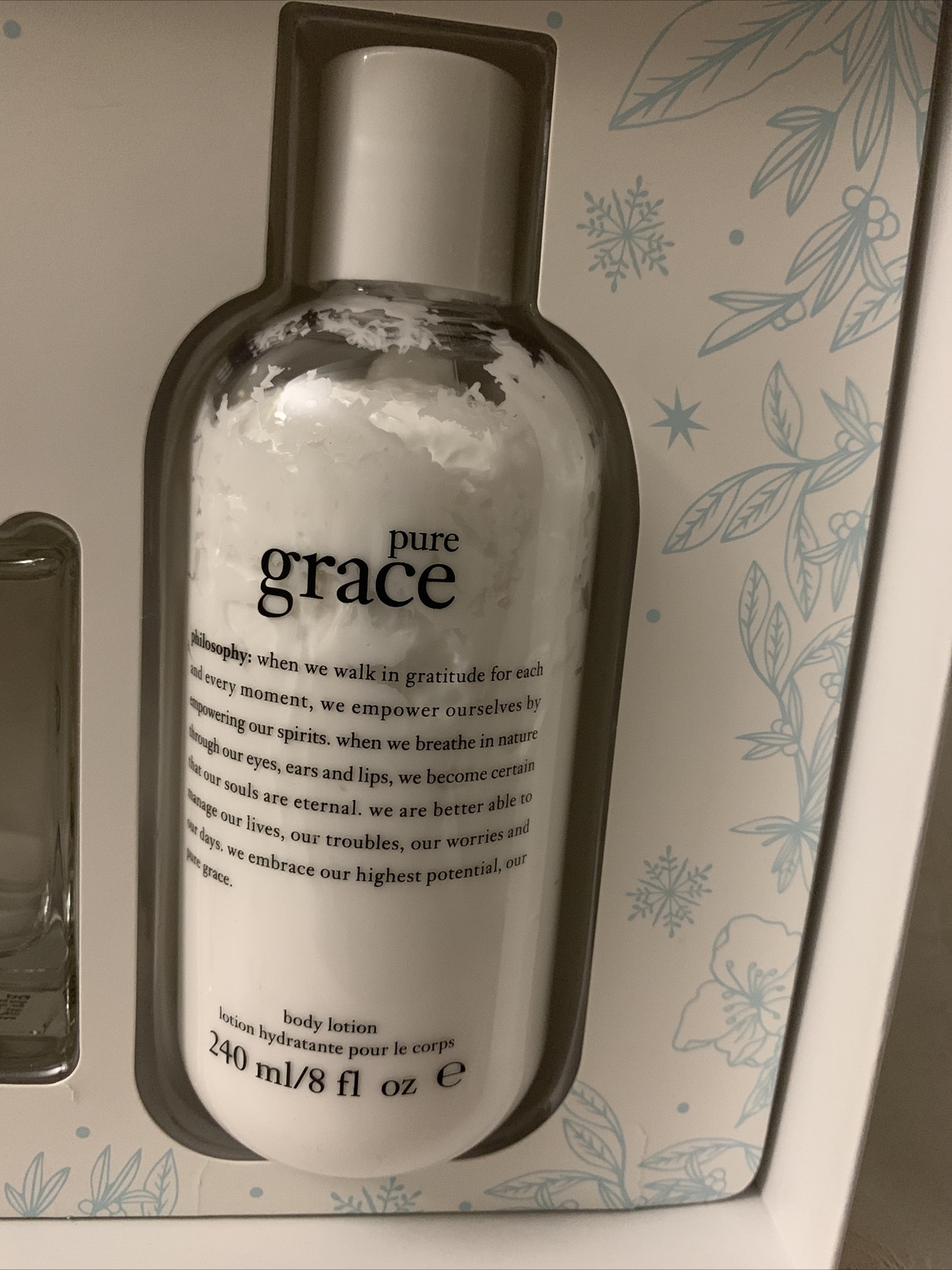 Philosophy Pure Grace 3Pc. Pure Grace Eau de Toilette shampoo lotion Gift Set eBay