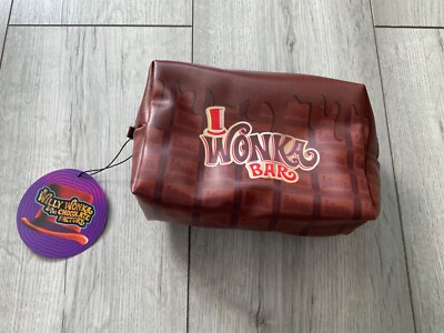 WILLY WONKA AND THE CHOCOLATE FACTORY SCHMINKTASCHE/GELDBÖRSE..BRANDNEU..SCHOKOLADE