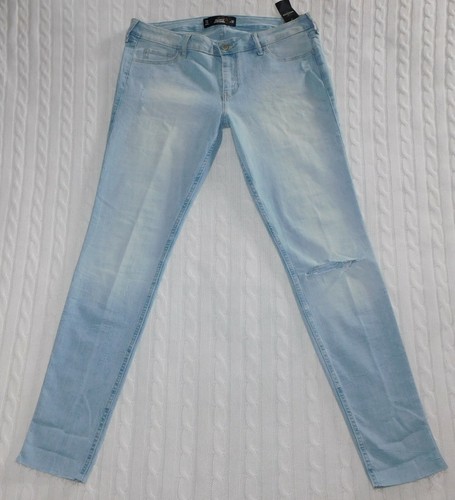 Hollister SUPER SKINNY Light Wash Denim 