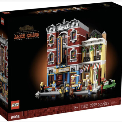 LEGO 10312 ICONS Jazz Club (2899 pcs) Brand New! - Sealed In Box