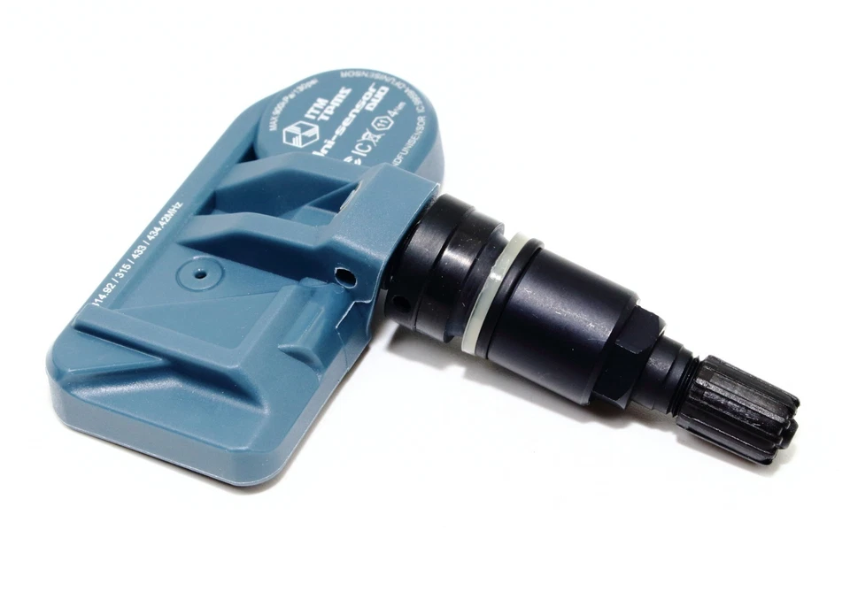 4 Acura NSX TLX TL TSX MDX TPMS Tire Pressure Sensors Matte Black Valve Stems  - Image 2 of 4