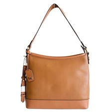 RADLEY Handbag Tan Leather Medium Bag Zip Top - Babington Plain - New