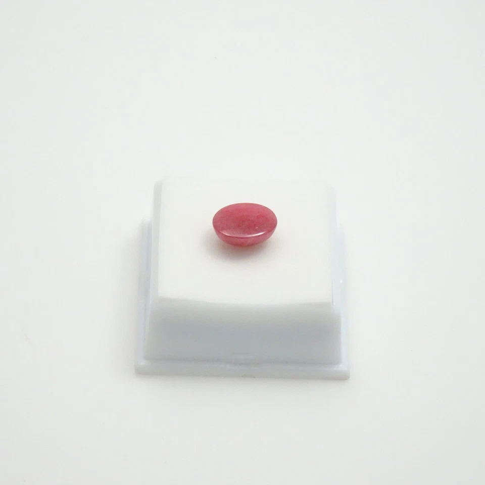 Rhodonite - 12x10mm Oval 6.1ct - Cabochon - Brazilian Rhodonite Cabochon - Image 3 of 4