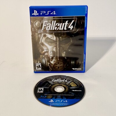 Fallout 4 PS4 PlayStation 4 + Poster - Complete CIB VG
