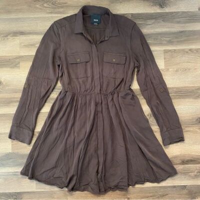 long sleeve zip front dress Zeitgeist Denim Dress - Women's Denim Dress main image 1