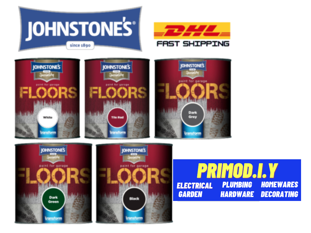 Johnstone's Garage Floor Paint Semi Gloss 250ml 750ml All Colours eBay