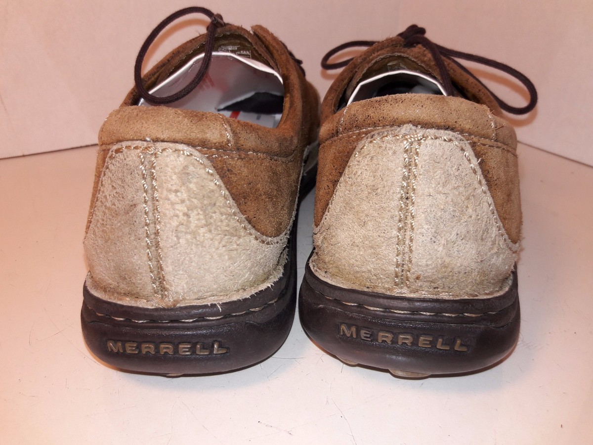 Merrell Oracle Brown Leather Hiking Shoes Peat Moss J43819  display picture 1
