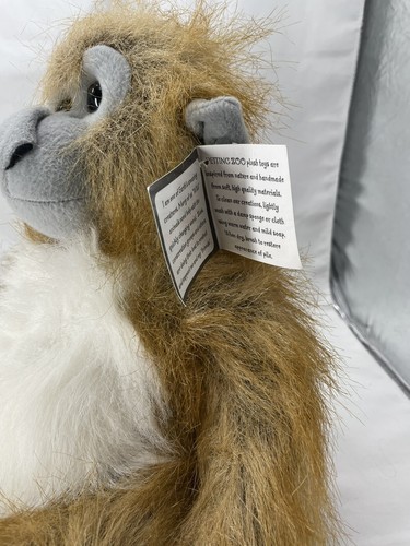 BIG NEW PETTING ZOO COLLECTION BROWN MONKEY ORANGUTAN PLUSH STUFFED ANIMAL 15” - 第 3/5 張圖片