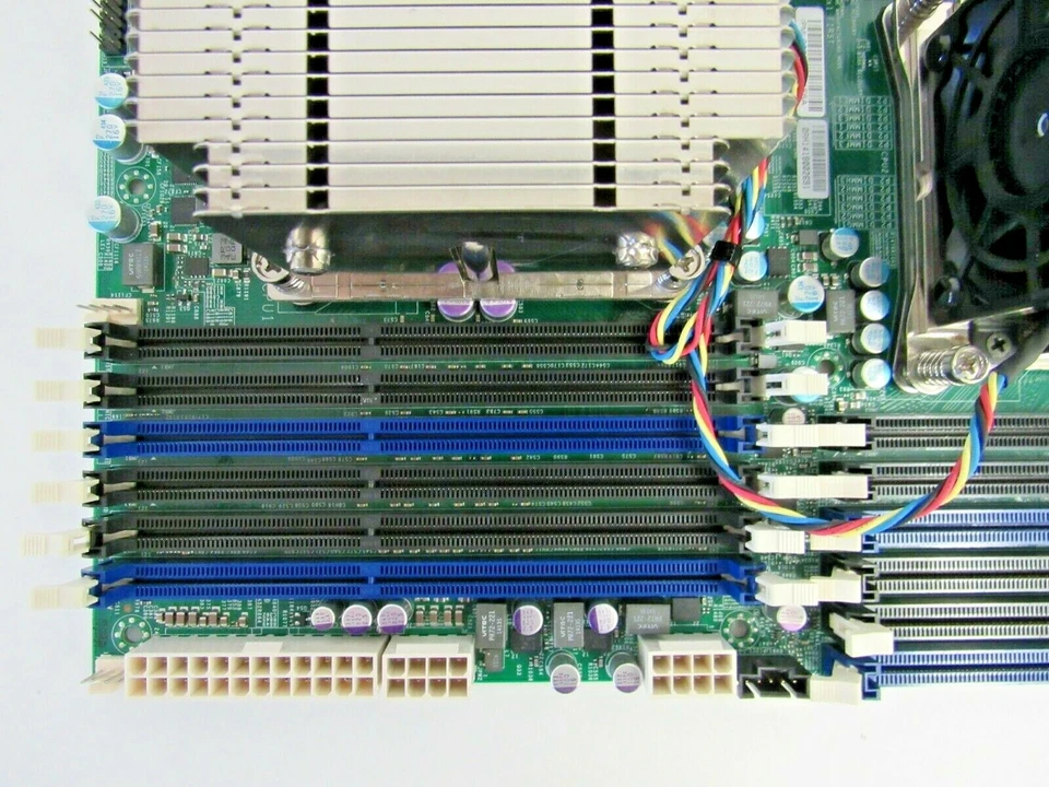 Supermicro X9DRE-TF+ w/ Heatsinks I/O Shield 2 Socket LGA2011 24x RAM Slots 42-2 - Image 4 of 4