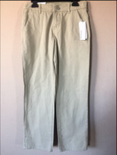 NWT BOYS CALVIN KLEIN SLIM STRAIGHT FIT BOYS KHAKI BROWN DRESS PANTS SIZE 10