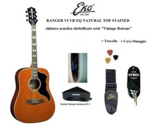 EKO Ranger VI VR EQ NATURAL TOP STAINED CHITARRA ACUSTICA ELETTRIFICATA VINTAGE