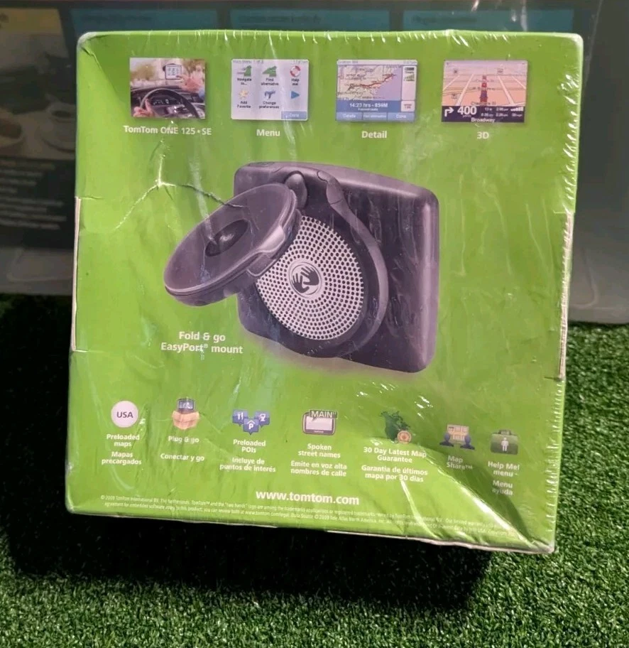 TomTom ONE 125 SE - USA Automotive Mountable GPS 3.5" Touch Screen New Sealed - Image 2 of 2