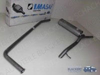 Imasaf Auspuffset Mittelrohr+Endtopf für Primastar 2.5 Turbo Diesel 2006-|LANG