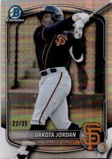DAKOTA JORDAN 2025 BOWMAN CHROME PROSPECTS /35