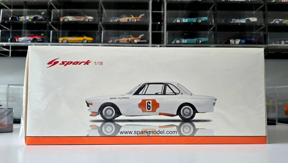 1/18 Spark 18S414 BMW 3.0 CSL Winner 4h Monza 1973 Lauda - Muir - Immagine 2 di 3