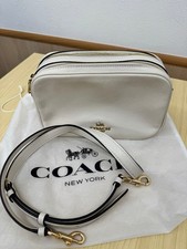 COACH White Leather Shoulder Bag