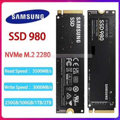 SAMSUNG SSD 980 M.2 NVMe 2TB / 1TB / 500GB / 250GB For  MacBook Air / Dell XPS