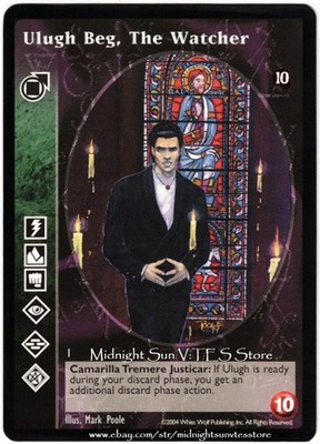 Ulugh Beg, The Watcher Tremere Tenth Anniversary V:TES VTES Vampire CCG