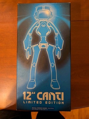 FLCL Fooly Cooly Canti 12'' Limited Edition Figure Kaching  Vinyl Blue Pre Owned