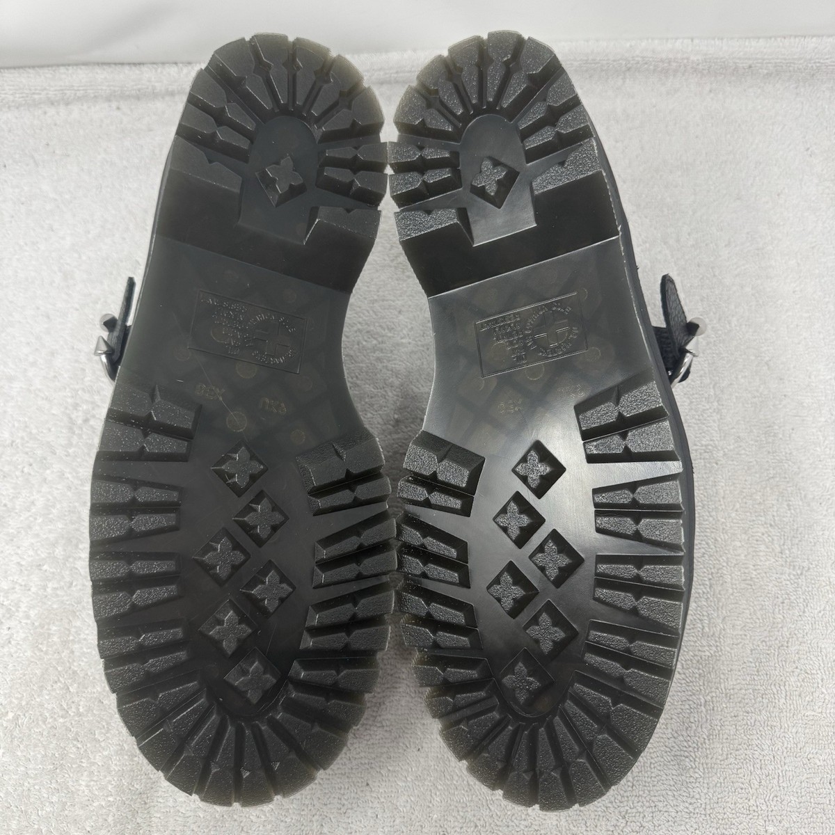 Dr. Martens Bethan HDW Piercing Platform Shoes Black Men's Size 10