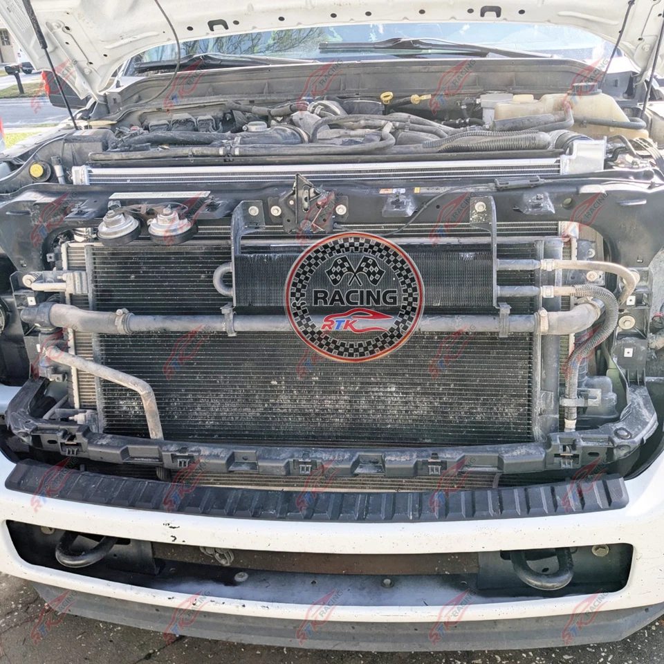 3 Row Aluminum Radiator For 2011-2016 Ford F350 F450 Super Duty 6.7L Powerstroke - Image 2 of 4