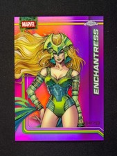 2026 Topps Chrome Marvel Comics Enchantress #35 Pink Refractor /250