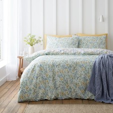 Image of Bianca Ditsy Floral 200TC 100% Cotton Duvet Cover Bedding Set Green