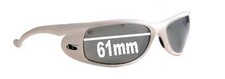 SFx Replacement Sunglass Lenses fits Bolle Slipstream - 61mm Wide