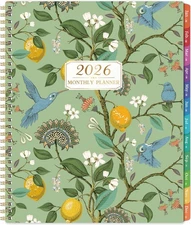 2026 Monthly Planner - 2026 Planner, JAN 2026 - DEC 2026, 2026 Green 2 