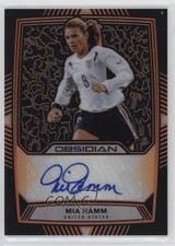 2019-20 Panini Obsidian Electric Etch Orange 29/50 Mia Hamm #OB-MIA Auto 05bt