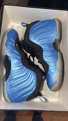 Nike Little Posite One GS Blue Black Athletic Sneakers Unisex Kids 7Y
