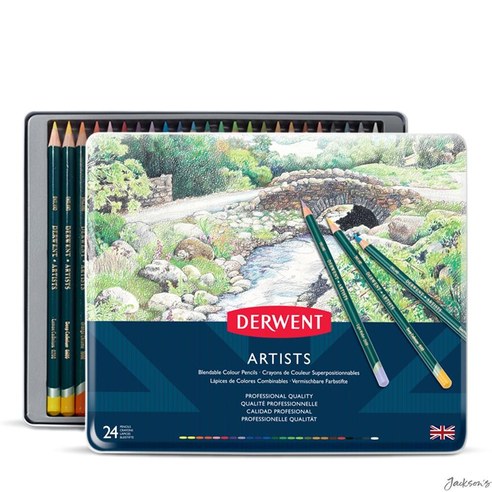 Derwent Artists Colour Pencils 24 Pack - Image 2