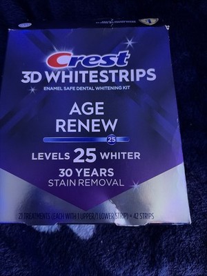 Crest 3D Whitestrips Age Renew 21 Treatments: 42 Strips Exp 2027+