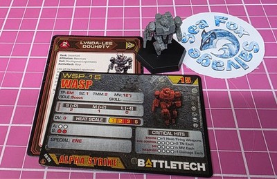 BattleTech Wasp Mech  -- Inner Sphere Battle Lance + Cards