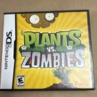 Plants vs. Zombies PopCap Nintendo DS Strategy 2011 Manual Multiplayer Complete