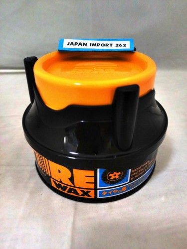 SOFT99 Tyre Tire Black Wax Coating Dessing Rubber Car Care Natural Sheen 02015 - Foto 1 di 9