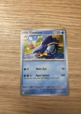 Clawitzer 50/198 Scarlet+Violet Base Set MINT Condition