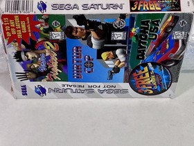 Saturn 3 Free Games Pack (Virtua Fighter 2, Virtua Cop, Daytona USA) CIB Good