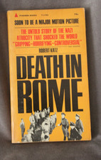 DEATH IN ROME By Robert Katz 1st Printing for Pyramid Books Feb. 1968
