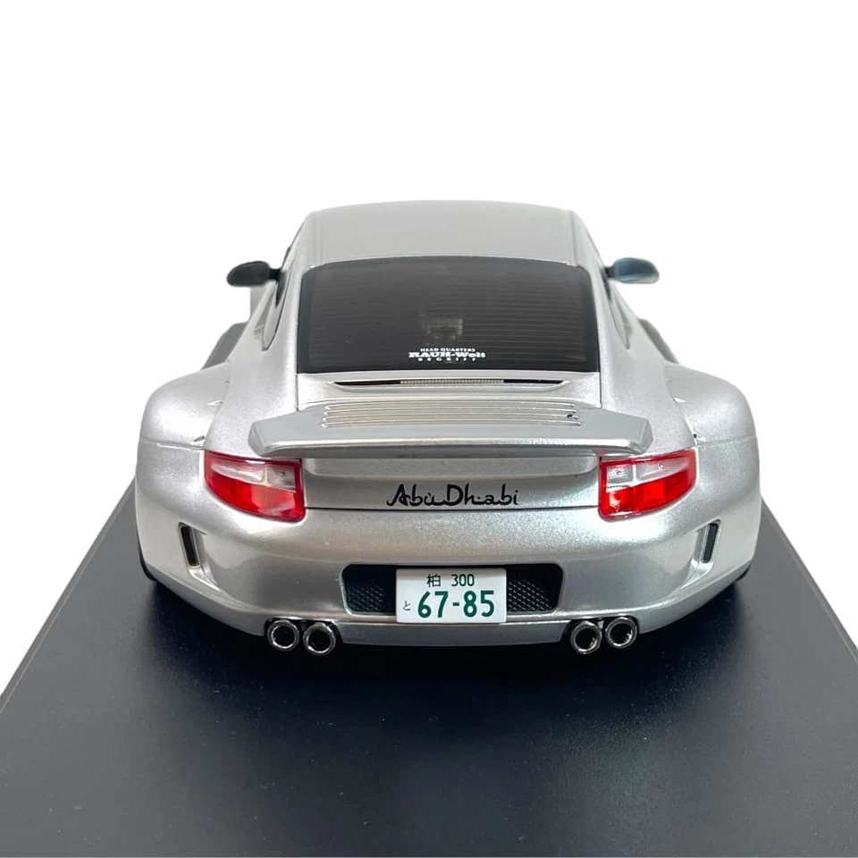 Modellino Auto Ixo Models 1/18 Porsche 997 RWB Silver - Immagine 4 di 4