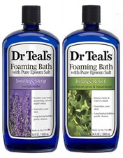 Dr Teal's Foaming Bath Variety Gift Set 2-Pack, 34oz Each - Soothe  Sleep